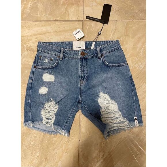 NWT OneTeaspoon Stevie’s Boyfriend Shorts Size 27 - Picture 1 of 5